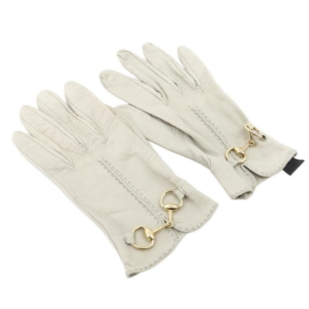Gucci White Gloves - Great used condition. Best fits XS/S glove size. - Picture 1 of 6